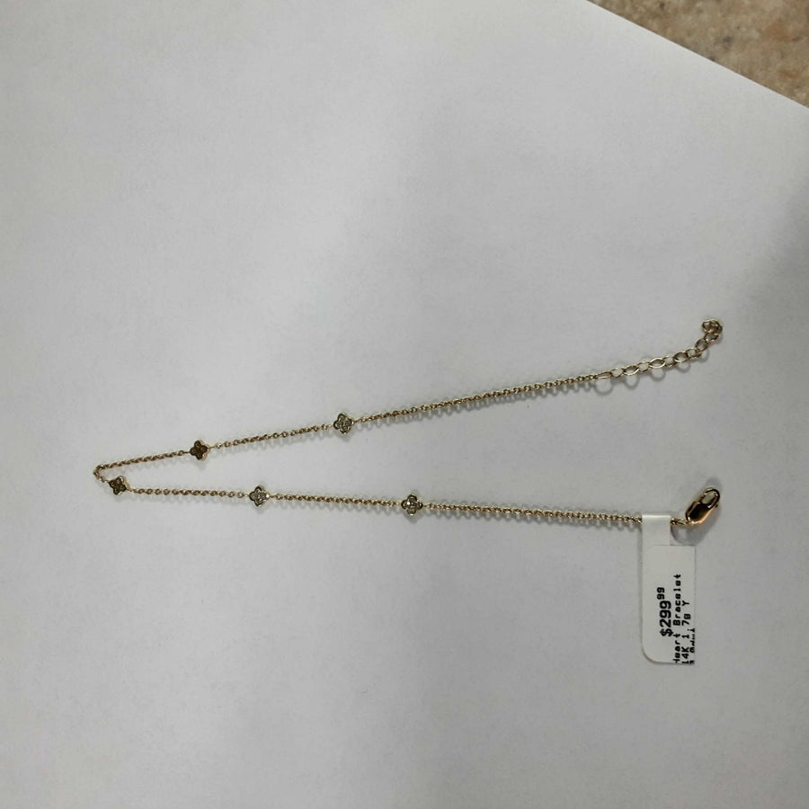 Bracelet - Yellow Gold 14k (.585) 1.7 grams 10 inch