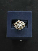 Women's Ring - Yellow Gold 14k (.585) 6.3 grams Size 20