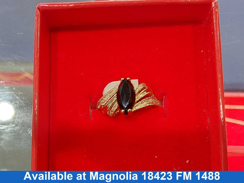 Women's Ring - Solitaire - Yellow Gold 14k (.585) 3.1 grams Size 8