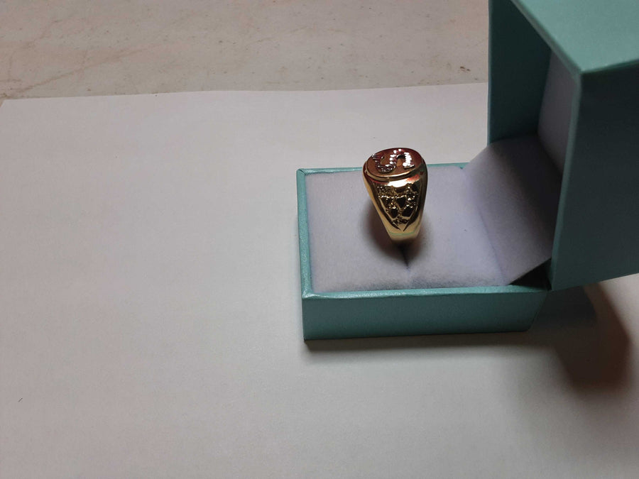 Men's Ring - Yellow Gold 14k (.585) 6 grams Size 8.5