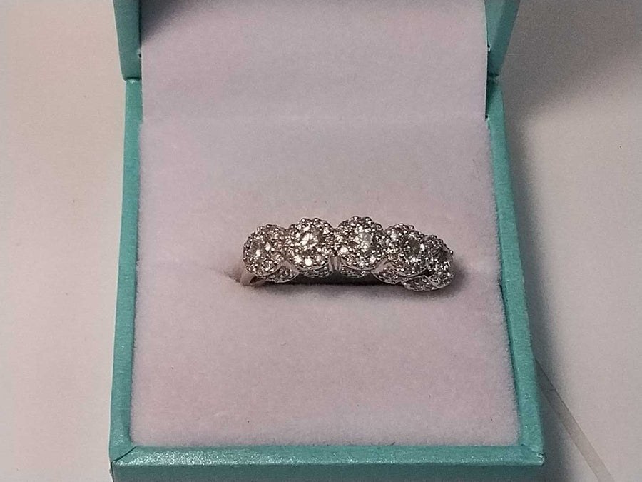 Women's Ring - White Gold 14k (.585) 4.3 grams Size 7