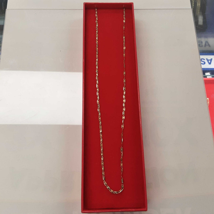 Link Chain - Tricolor Gold 10k (.417) 3.5 grams 22 inch