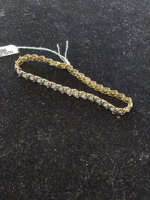 Tennis Bracelet - Yellow Gold 10k (.417) 6.8 grams 7 inch