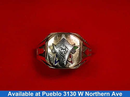 Men's Ring - Yellow Gold 10k (.417) 11.2 grams Size 11