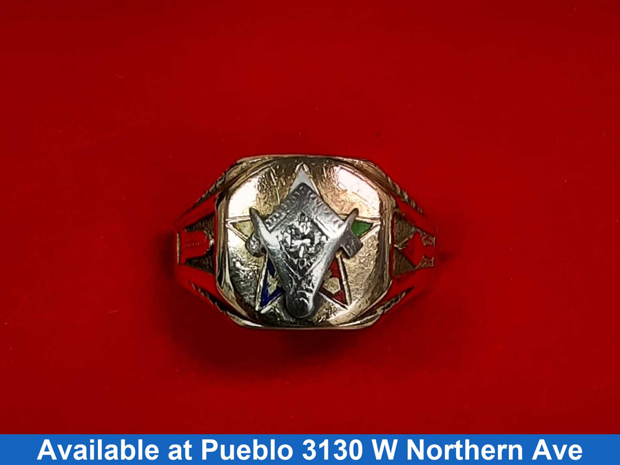 Men's Ring - Yellow Gold 10k (.417) 11.2 grams Size 11