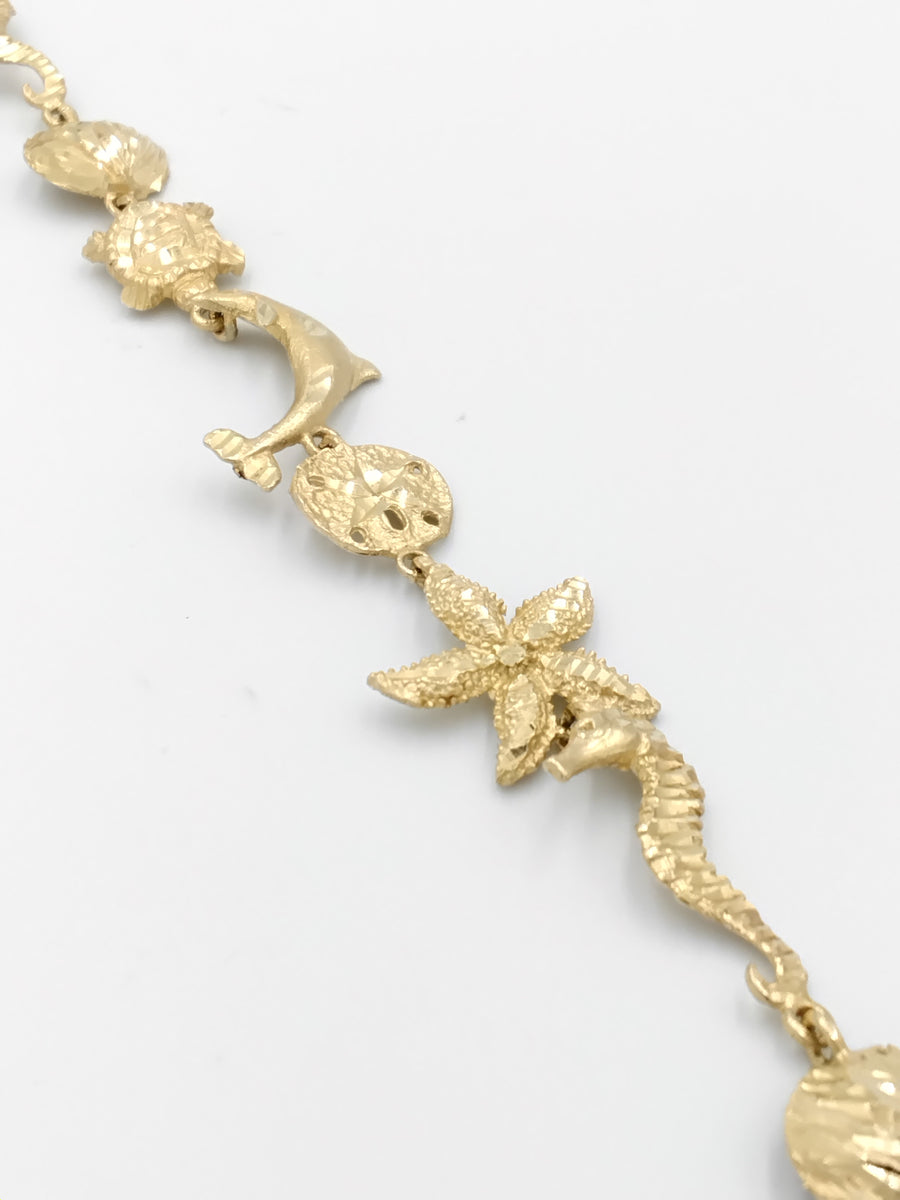 Bracelet - Yellow Gold 14k (.585) 11 grams 7 inch