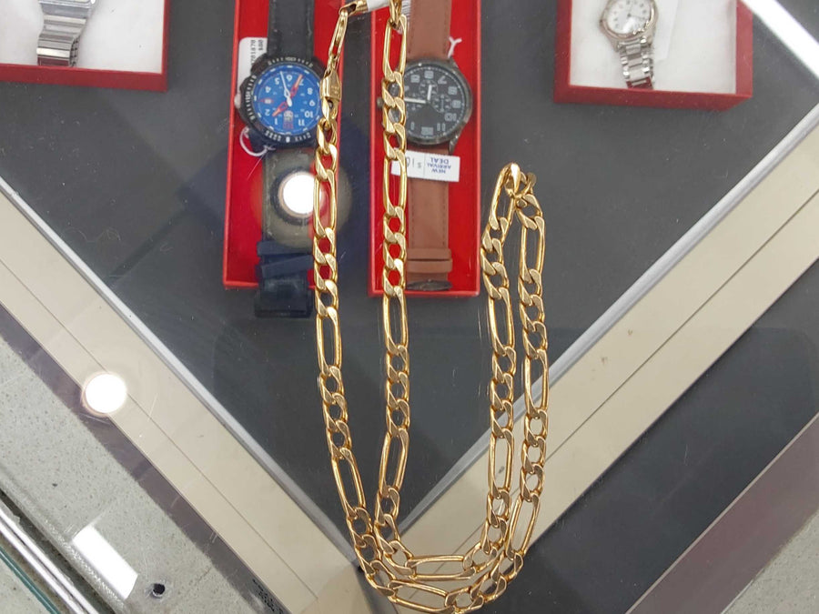 Figaro Chain - Yellow Gold 10k (.417) 25 grams 19 inch