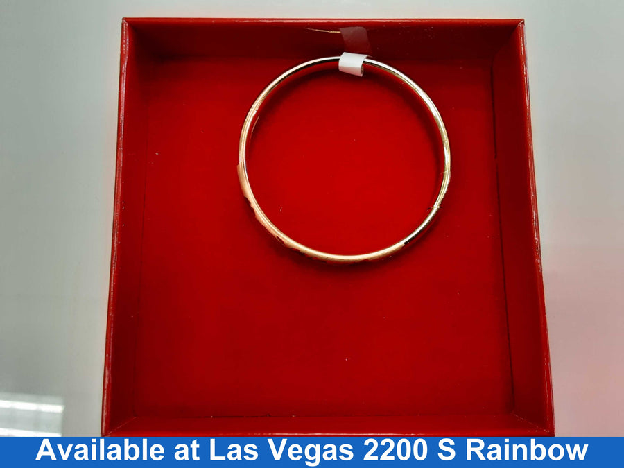 Bangle Bracelet - Yellow Gold 10k (.417) 5.8 grams 8 inch