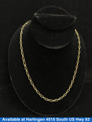 Figaro Chain - Yellow Gold 14k (.585) 16.8 grams 24 inch