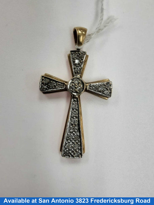 Cross Pendant- Yellow Gold 10k