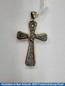 Cross Pendant- Yellow Gold 10k