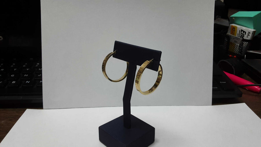 Hoop Earrings - Yellow Gold 14k (.585) 4.2 grams