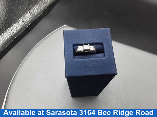 Women's Ring - Anniversary - White Gold 10k (.417) 3.9 grams Size 7