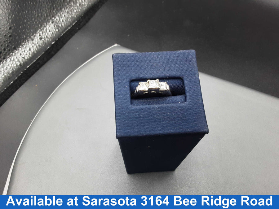Women's Ring - Anniversary - White Gold 10k (.417) 3.9 grams Size 7
