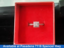 Ring - Wedding Set - White Gold 14k (.585) 3.2 grams Size 20