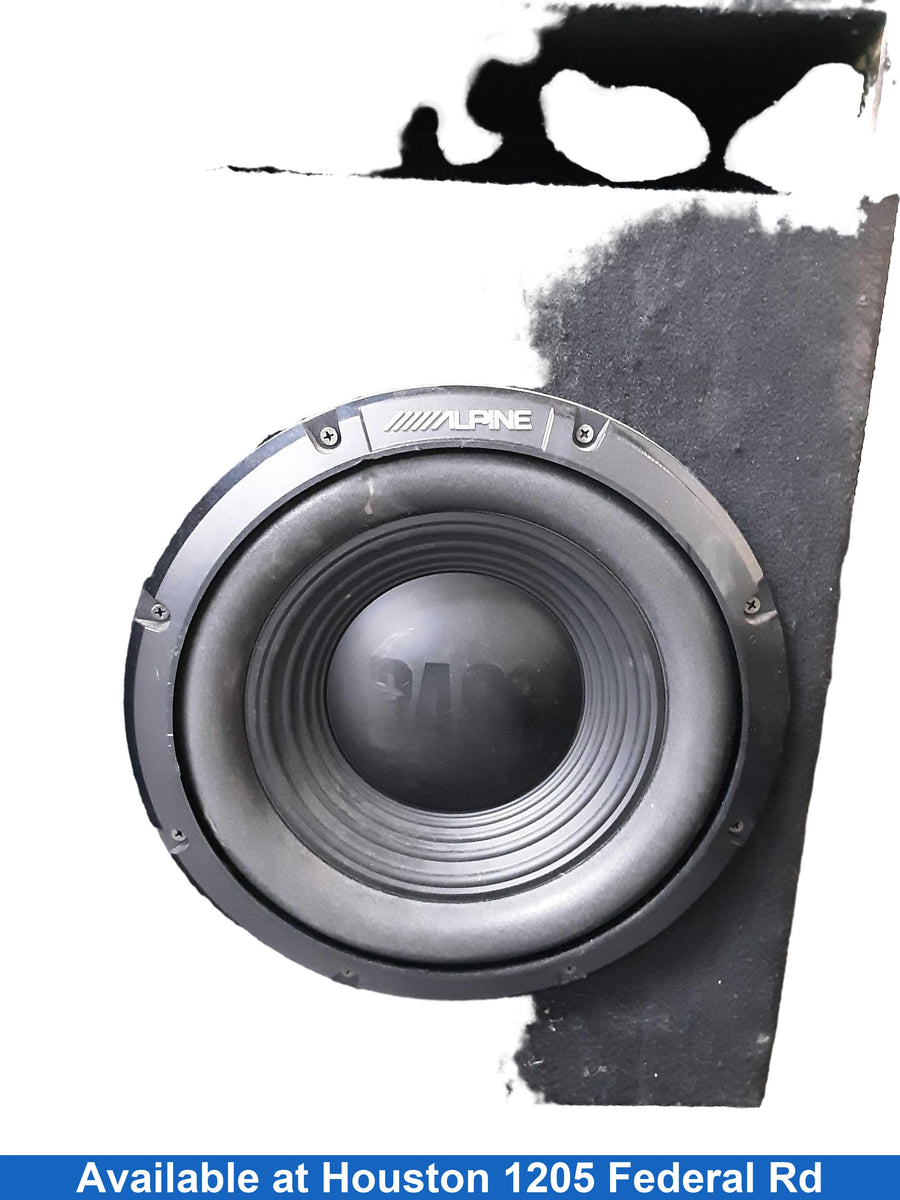 Alpine Bass Black Car Sub-Woofer