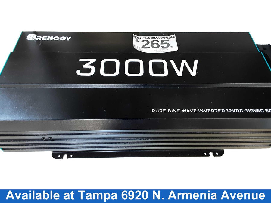 Renolgy Rng-invt-3000-12v-p2 Black Power Inverter