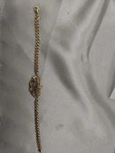 Bracelet - Tricolor Gold 14k (.585) 7.4 grams 7 inch