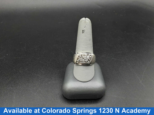 Men's Ring - White Gold 14k (.585) 9.9 grams Size 10