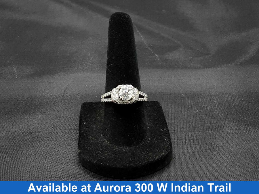Women's Ring - White Gold 14k (.585) 4.3 grams Size 6.5