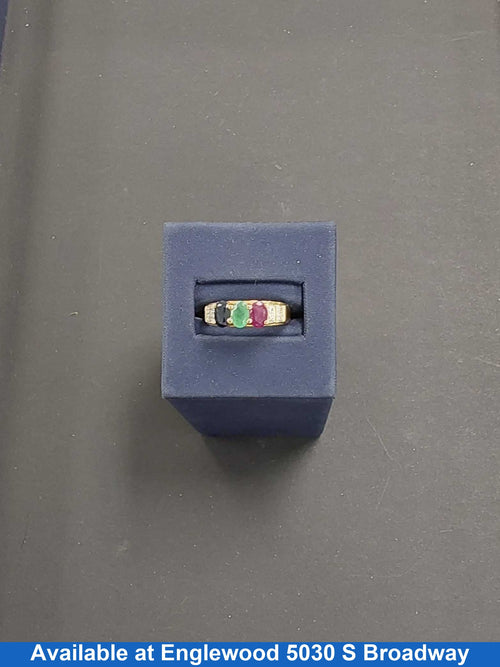 Women's Ring - Yellow Gold 10k (.417) 3 grams Size 7
