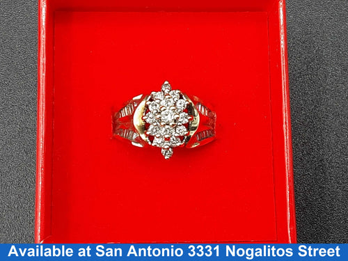 Women's Ring - Yellow Gold 10k (.417) 4.2 grams Size 7.5