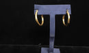 Hoop Earrings - Yellow Gold 14k (.585) 2.6 grams