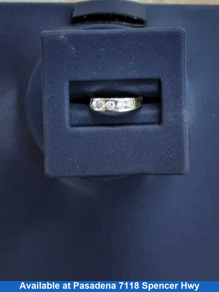 Women's Ring - Anniversary - Yellow Gold 14k (.585) 1.6 grams Size 20