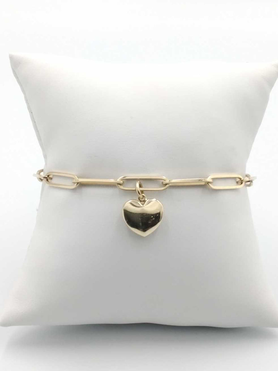 Link Bracelet - Yellow Gold 14k (.585) 7 grams 8 inch
