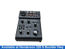 Rockville Rockmix 5 Black Analog Mixer