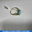 Women's Ring - Solitaire - Yellow Gold 10k (.417) 5.3 grams Size 10.5
