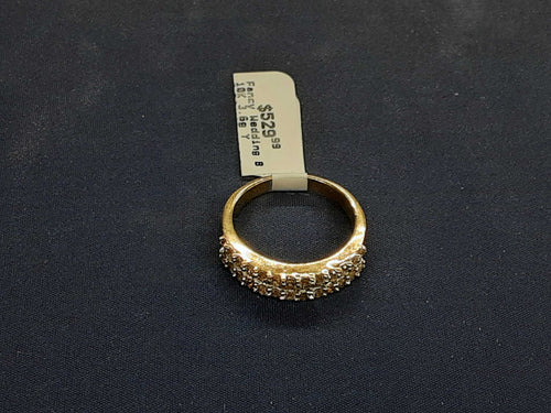 Ring - Wedding Band - Yellow Gold 10k (.417) 3.6 grams Size 7