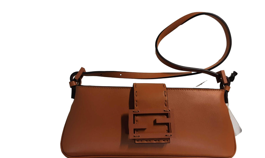 Fendi Baby B. Small Bag Orange Purse / Handbag