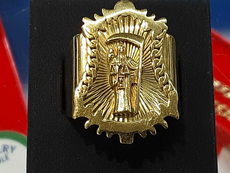 Men's Ring - Yellow Gold 10k (.417) 11.2 grams Size 20