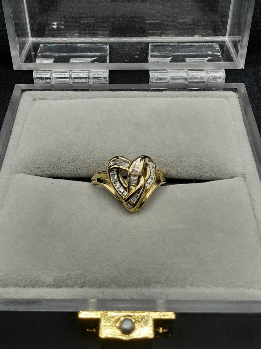 Women's Heart Knot Ring