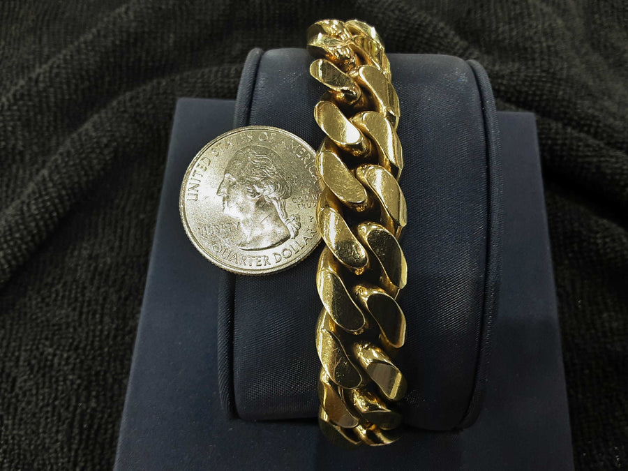 Link Bracelet - Yellow Gold 10k (.417) 48.2 grams 9 inch