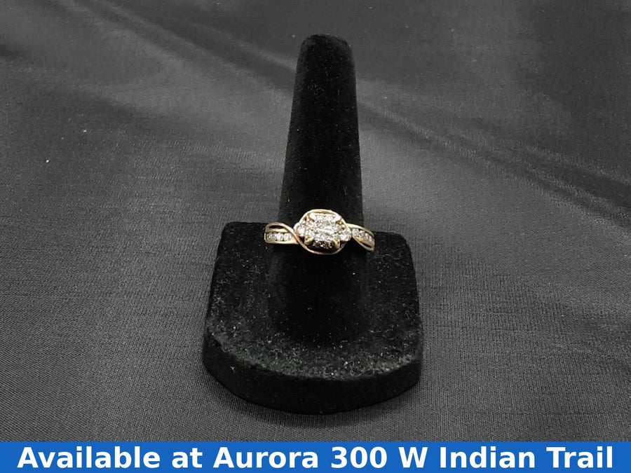 Women's Ring - Yellow Gold 14k (.585) 3.8 grams Size 7
