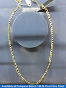 Cuban Link Chain - Yellow Gold 18k (.750) 17.5 grams 24 inch