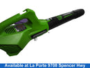 Greenworks Blg306 Green Cordless Leaf Blower