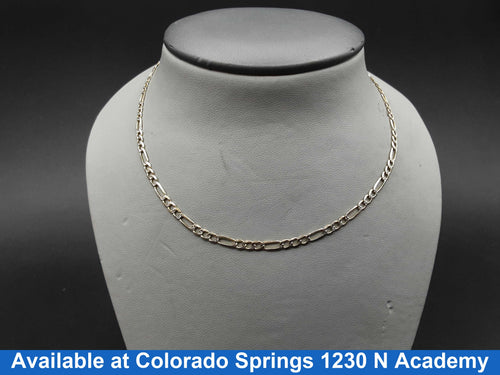 Figaro Chain - Yellow Gold 14k (.585) 8.1 grams 24 inch