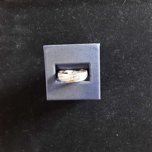 Ring - Wedding Band - Silver 5 grams Size 9