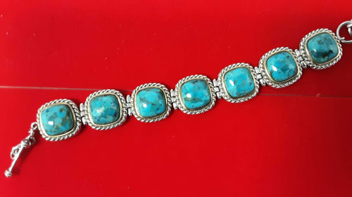 Bracelet - Silver 34.3 grams 7 inch