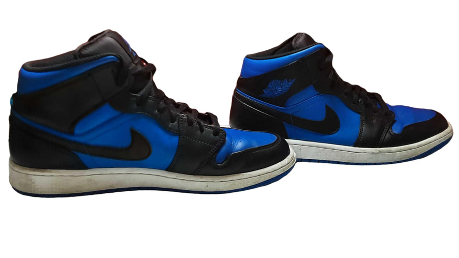 Jordan Jordan 1 Mid Black Royal Blue Blue