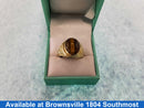 Men's Ring - Yellow Gold 10k (.417) 5.8 grams Size 10.5
