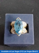 Women's Ring - Yellow Gold 18k (.750) 12.7 grams Size 20