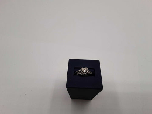 Ring - Engagement Set - White Gold 10k (.417) 4.5 grams Size 6