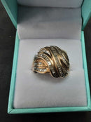Women's Ring - Yellow Gold 10k (.417) 6.3 grams Size 8