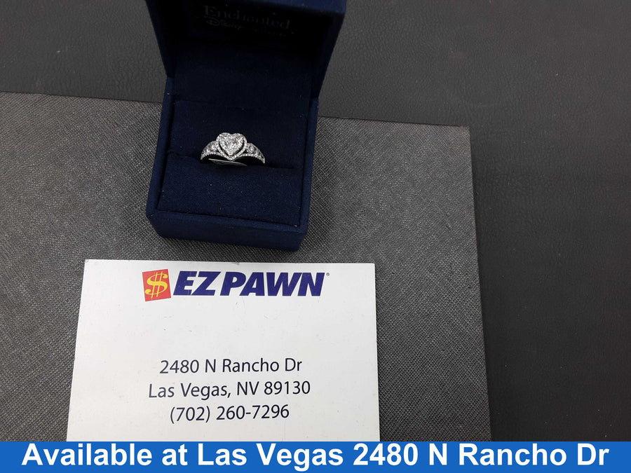 Women's Ring - White Gold 14k (.585) 3.2 grams Size 20