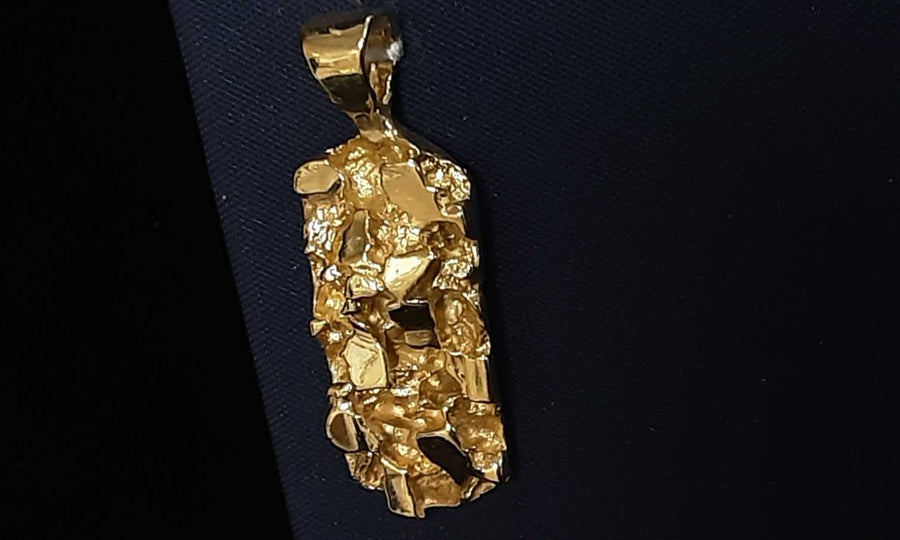 Nugget Pendant - Yellow Gold 14k (.585) 3.7 grams