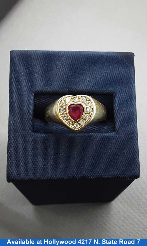 Women's Ring - Yellow Gold 14k (.585) 4.2 grams Size 7